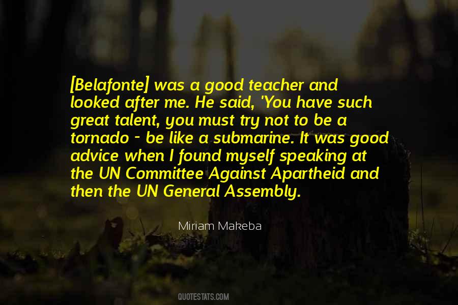 Quotes About Miriam Makeba #1640606