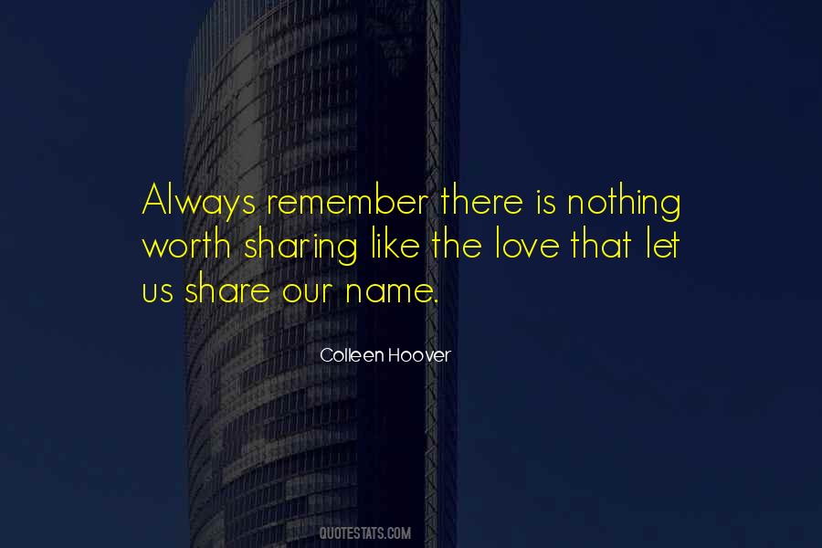 Remember Our Love Quotes #153455