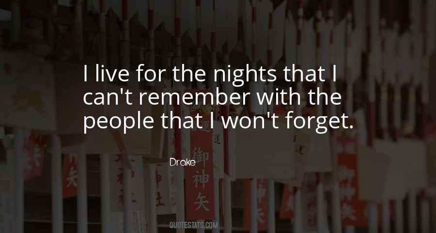 Remember That Night Quotes #188795