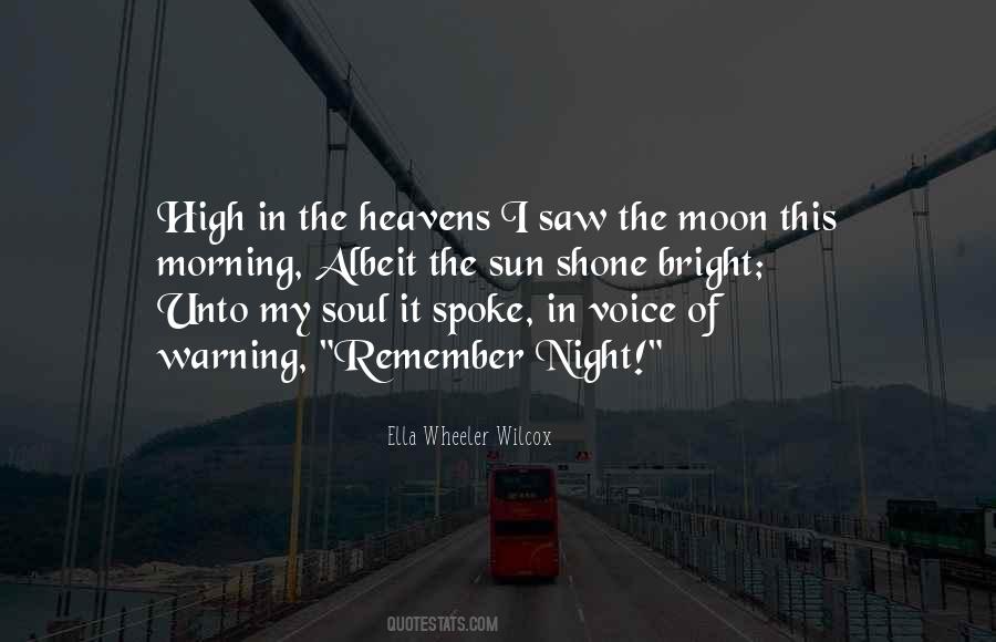 Remember The Night Quotes #449951