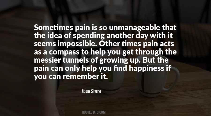 Remember The Pain Quotes #82491
