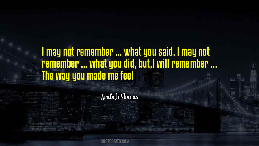 Remember What You Said Quotes #1055875
