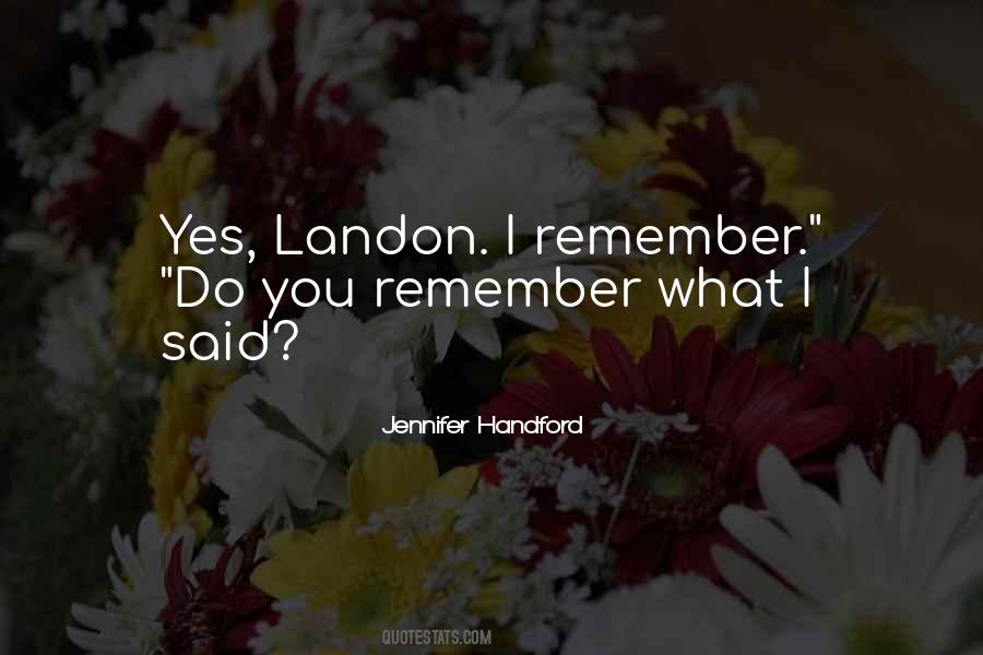 Remember When We Met Quotes #8687