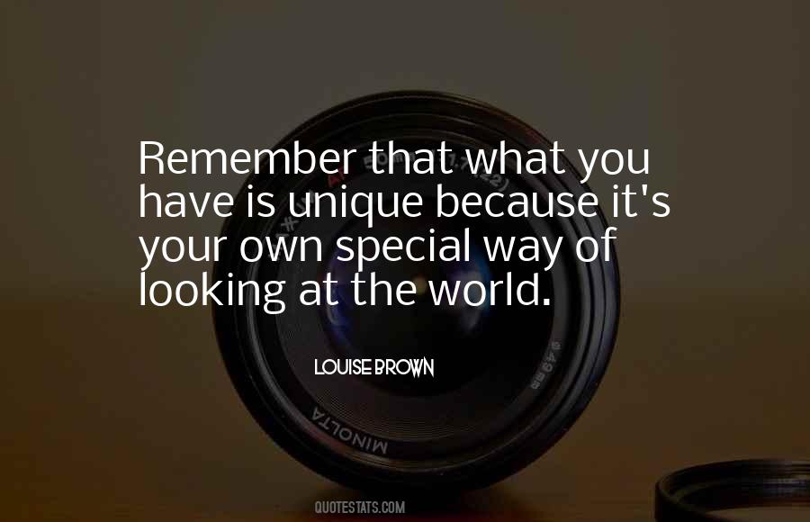 Remember You Are Special Quotes #1009965