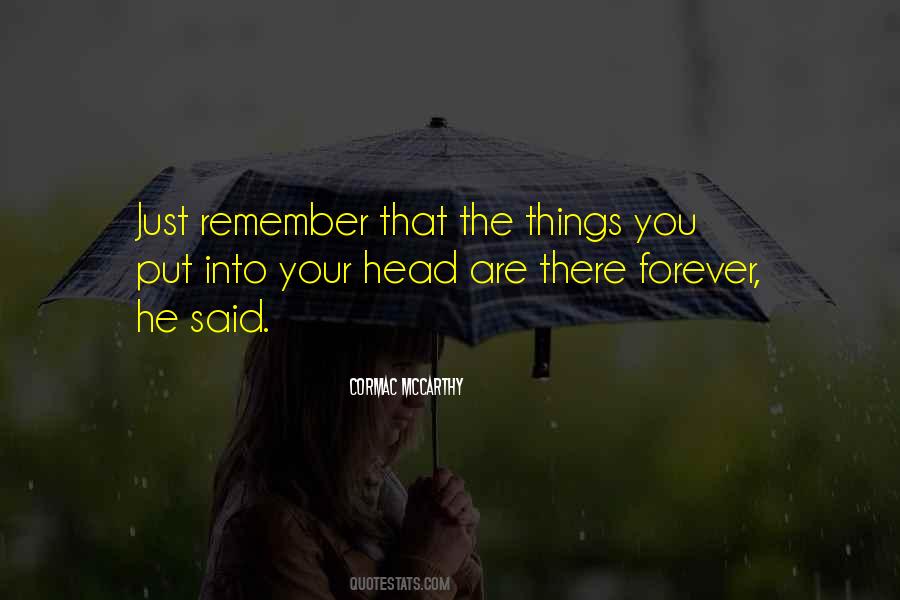 Remember You Forever Quotes #1142270