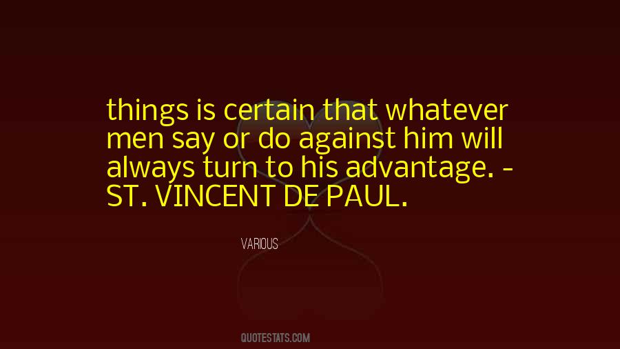 Quotes About St Vincent De Paul #636765