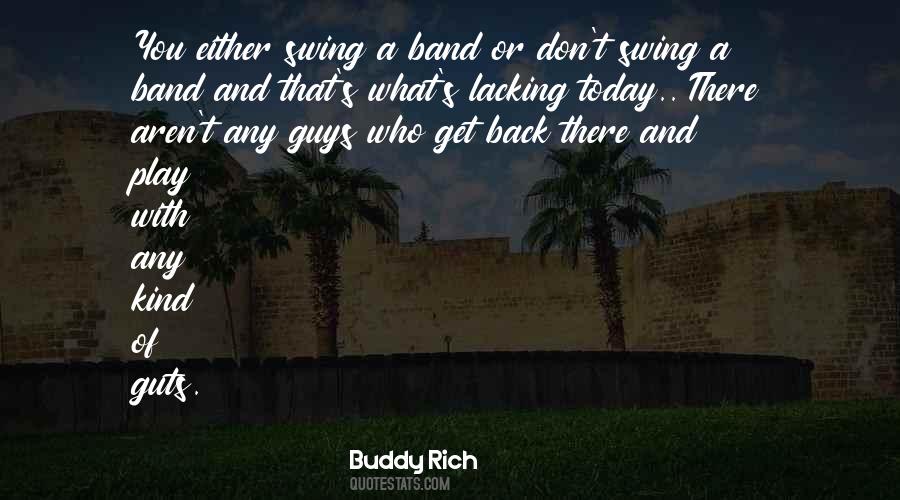 Quotes About Buddy Rich #233888