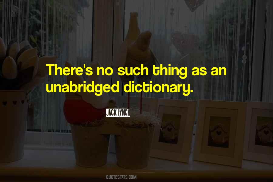 Quotes About Dictionary #1232370