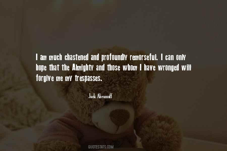 Remorseful Quotes #990565