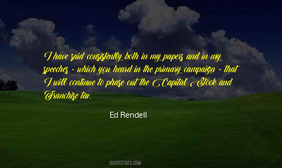 Rendell Quotes #481396