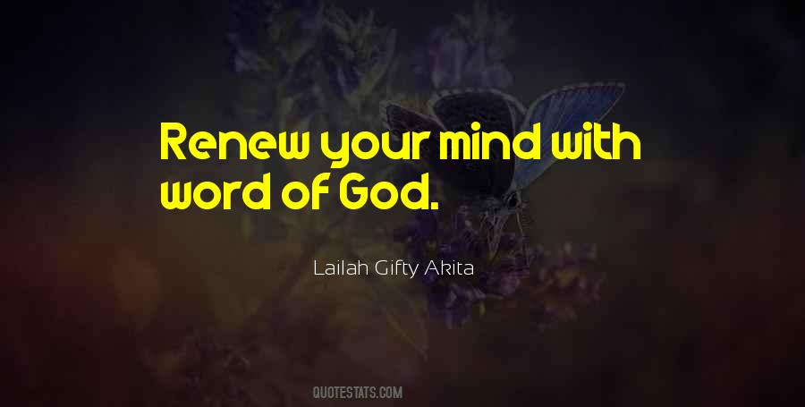 Renew Your Mind Quotes #783684