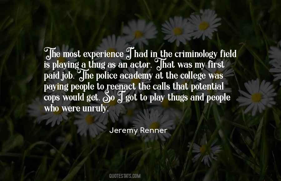 Renner Quotes #943930