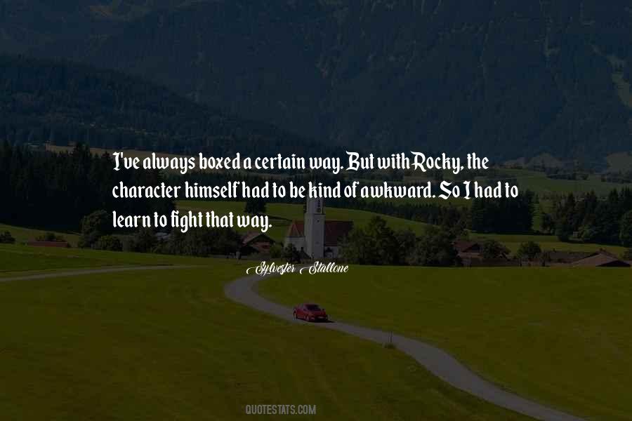 Quotes About Rocky #1811612