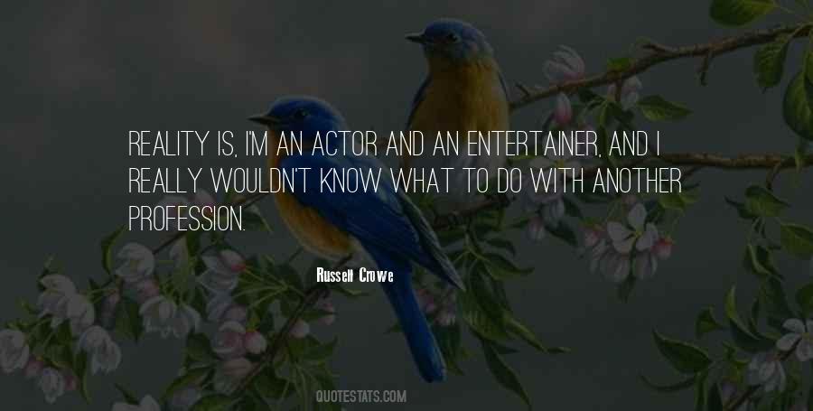 Quotes About Russell Crowe #351474