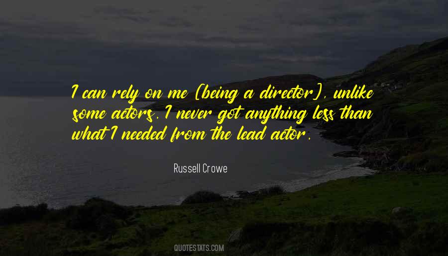 Quotes About Russell Crowe #625013