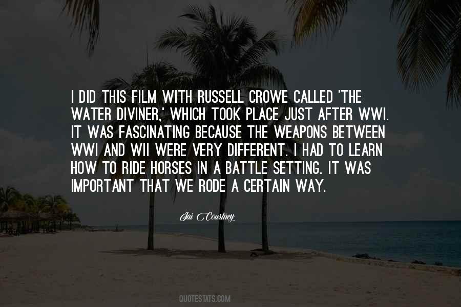 Quotes About Russell Crowe #818252