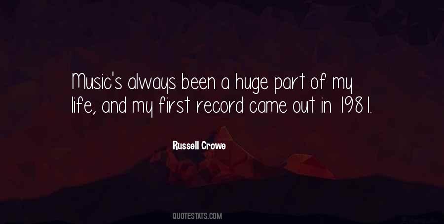 Quotes About Russell Crowe #910378