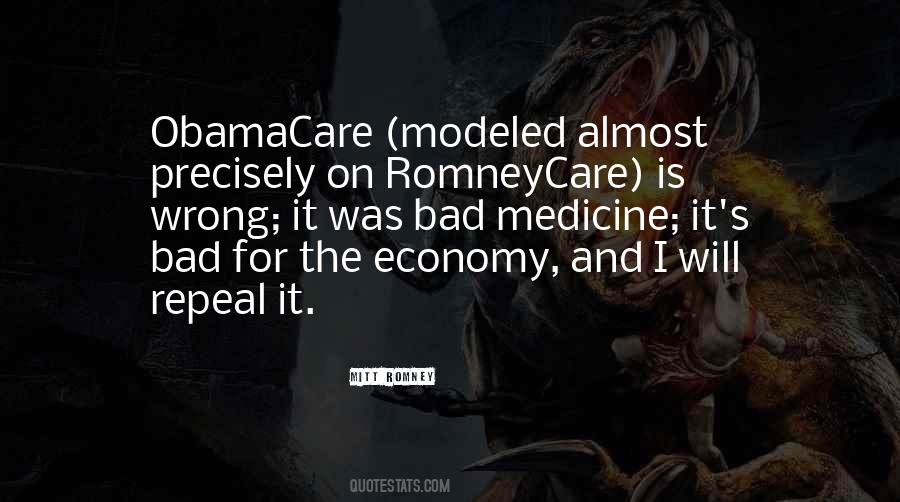 Repeal Obamacare Quotes #1235979