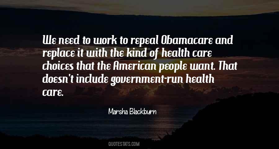 Repeal Obamacare Quotes #39291