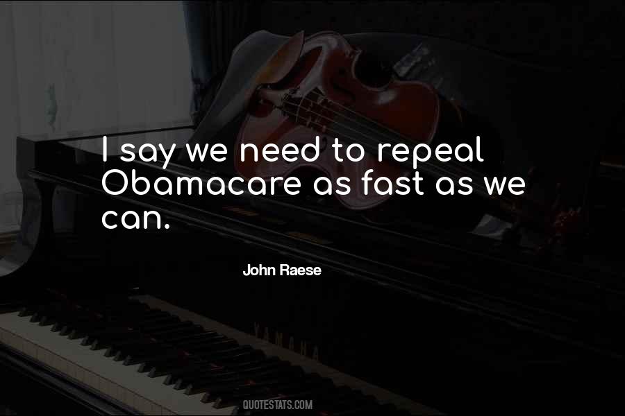 Repeal Obamacare Quotes #60007