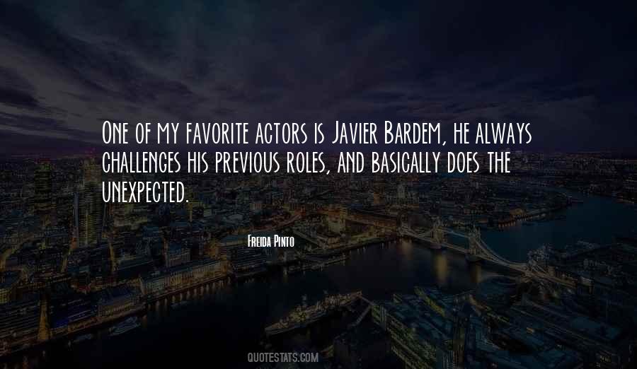 Quotes About Bardem #1457901