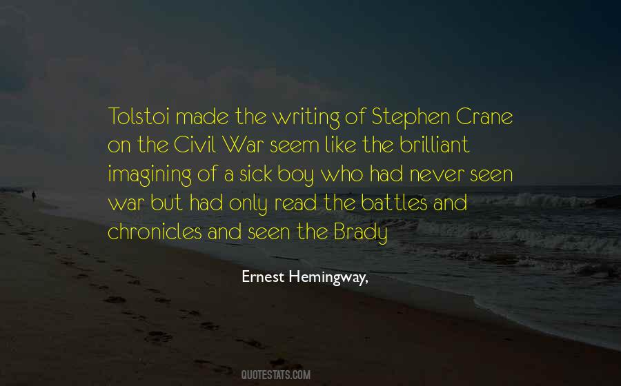 Quotes About Stephen Crane #1153940