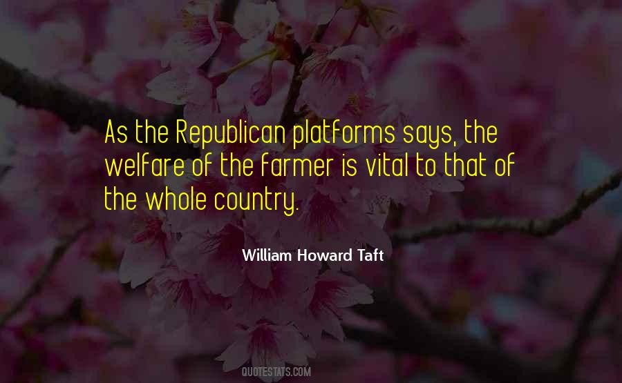 Republican Welfare Quotes #1242555