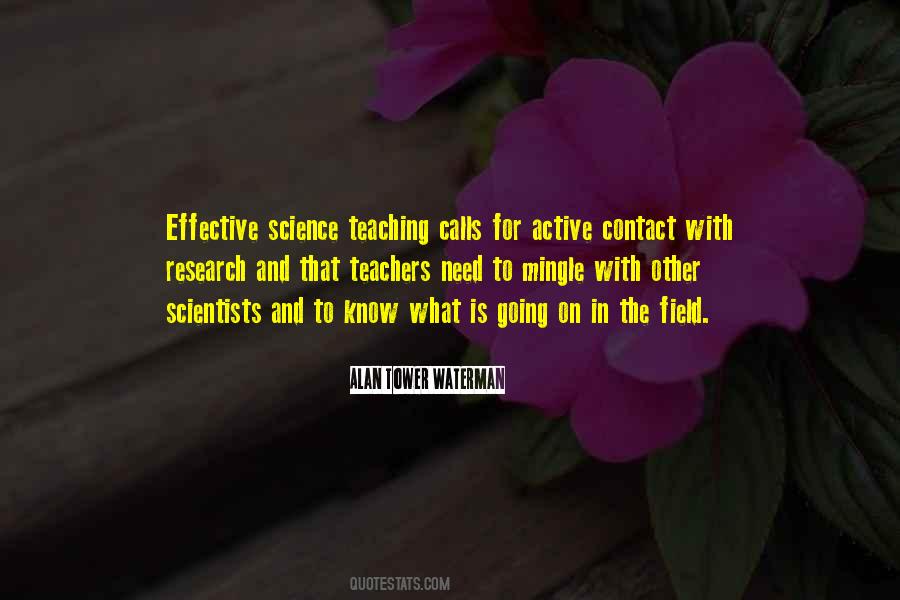 Research And Teaching Quotes #1341828