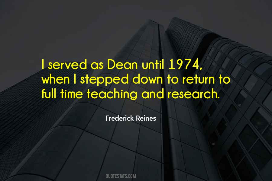 Research And Teaching Quotes #147046