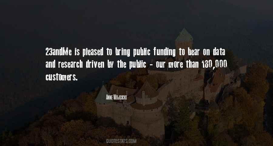 Research Funding Quotes #1511010