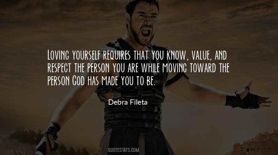 Respect And Value Yourself Quotes #1077251