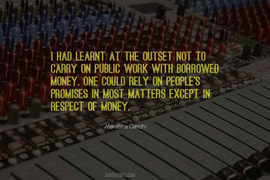 Respect At Work Quotes #1507538