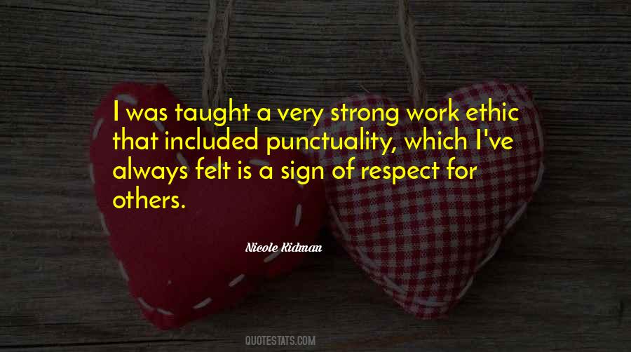 Respect At Work Quotes #231692