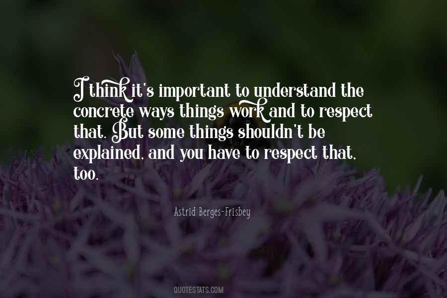 Respect At Work Quotes #63171