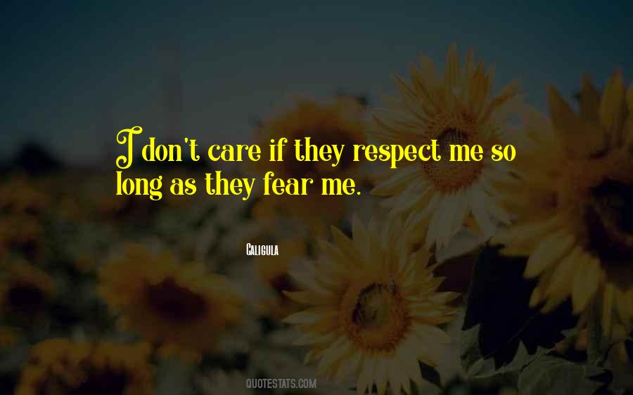 Respect Care Quotes #966166