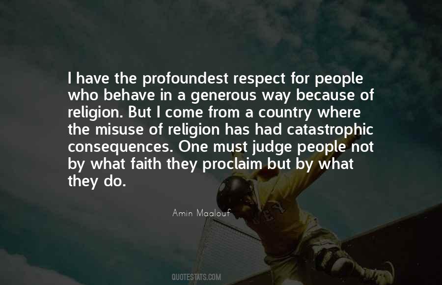 Respect Each Other's Religion Quotes #275526