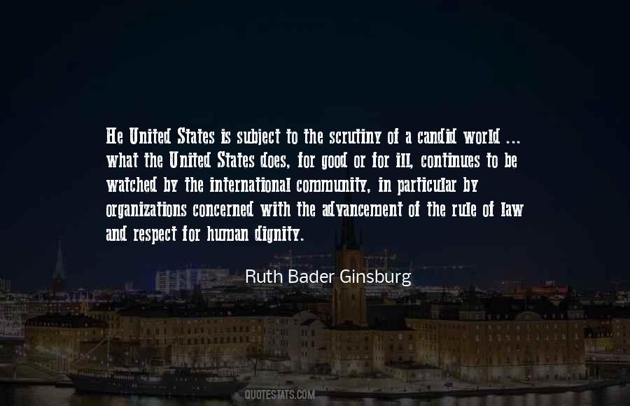 Respect For The Rule Of Law Quotes #170777