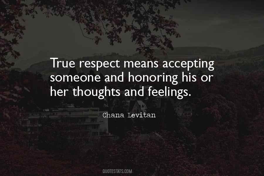 Respect Her Feelings Quotes #999421