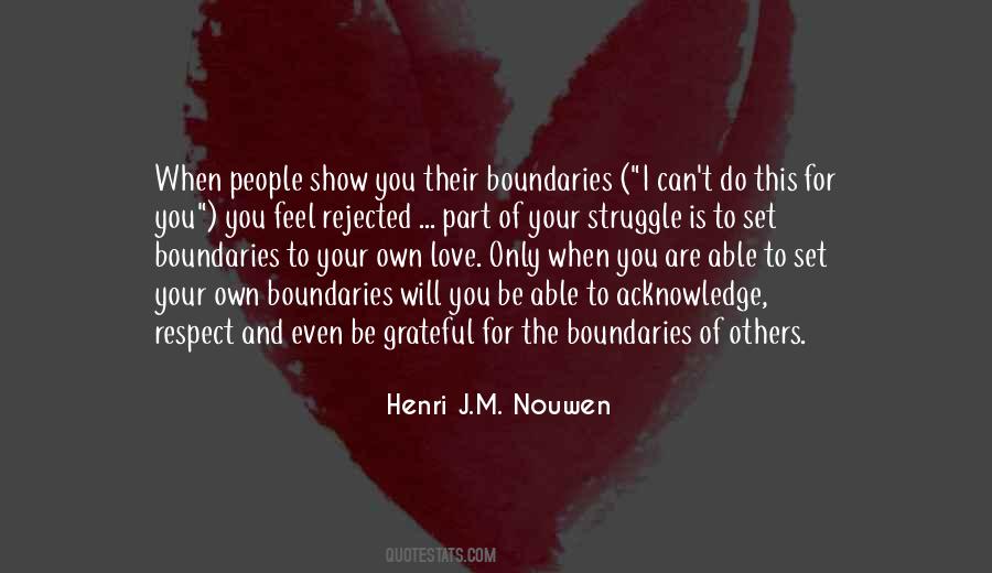 Respect My Boundaries Quotes #182459