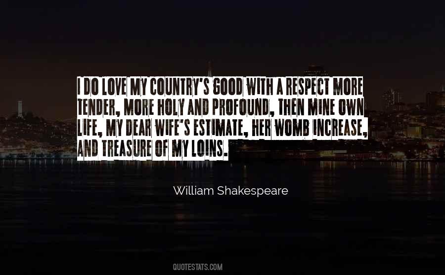 Respect My Love Quotes #1021063
