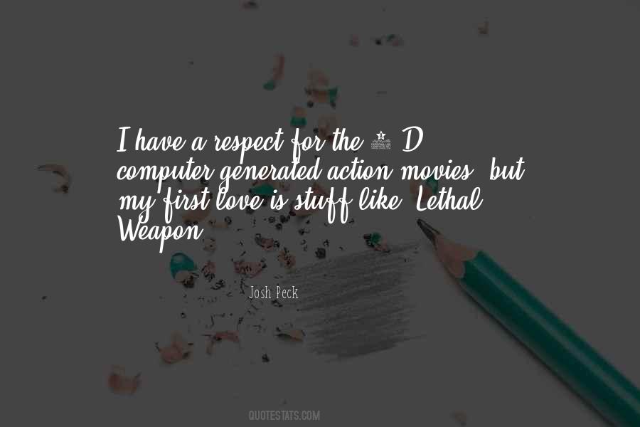 Respect My Love Quotes #1435947