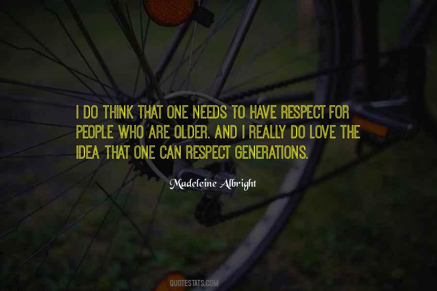 Respect Older Quotes #1414156