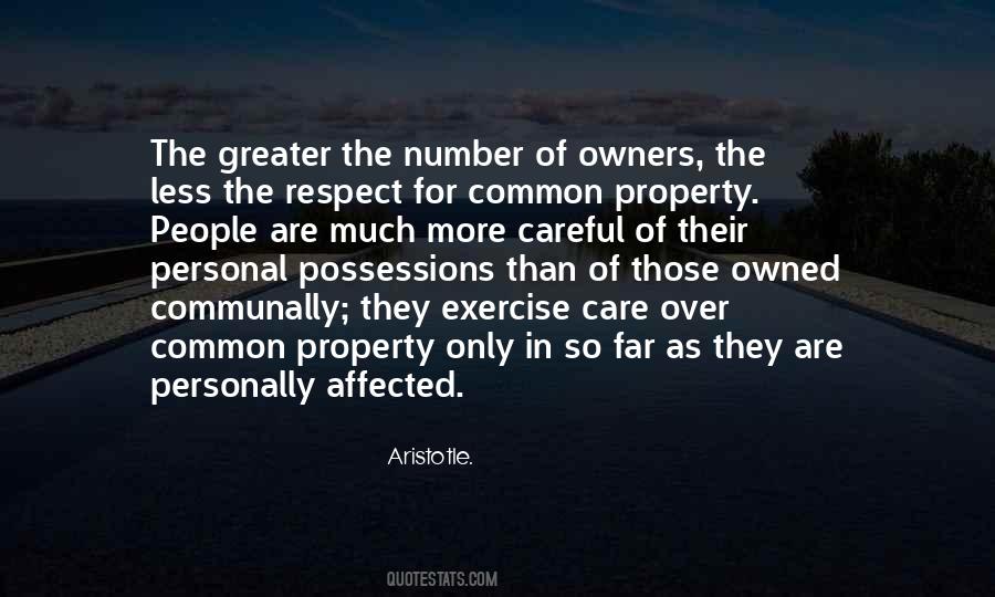 Respect Other People's Property Quotes #834564