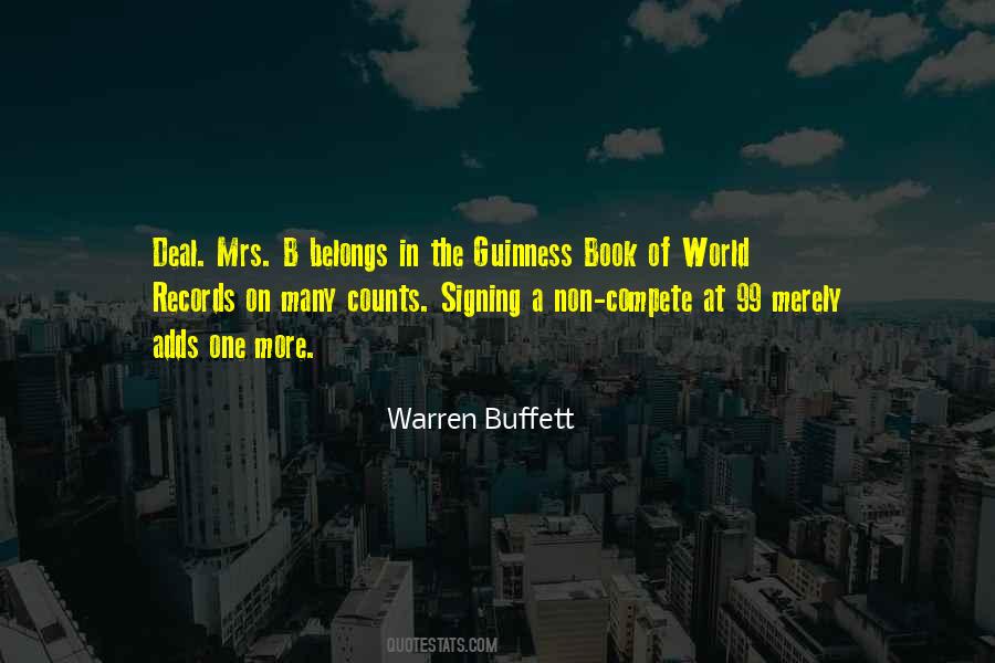 Quotes About Guinness World Records #448450