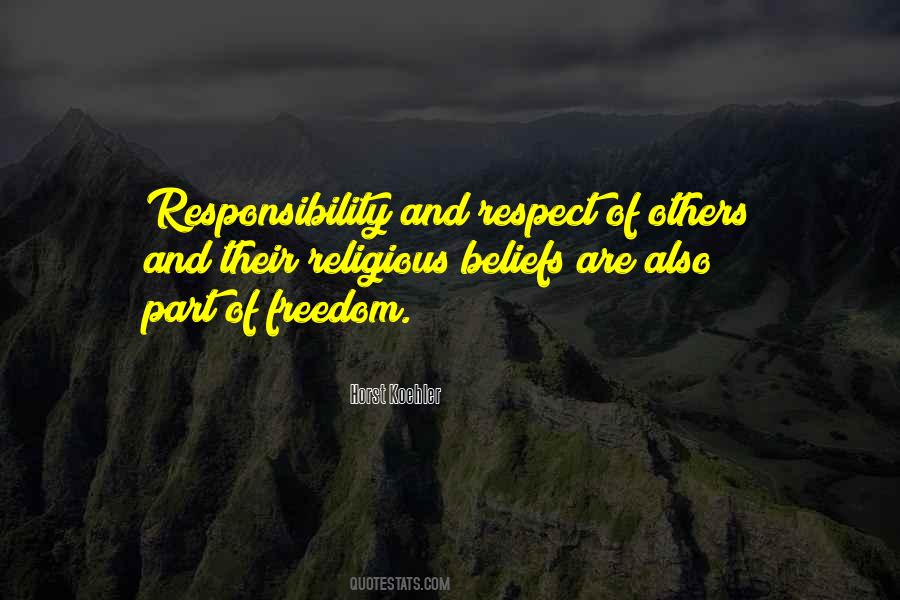 Respect Others Beliefs Quotes #172581