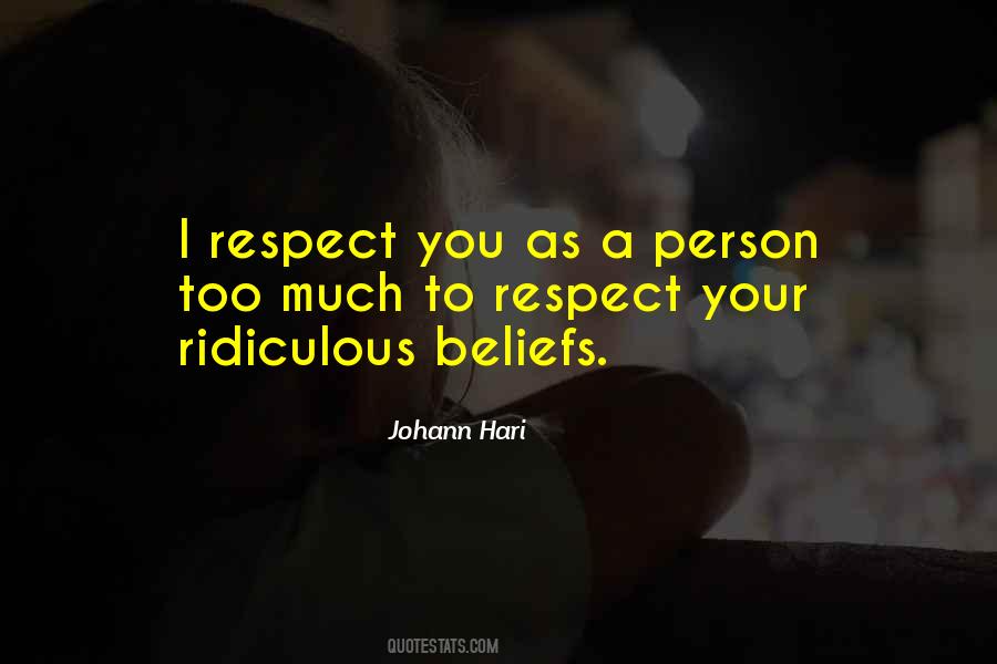 Respect Others Beliefs Quotes #445663