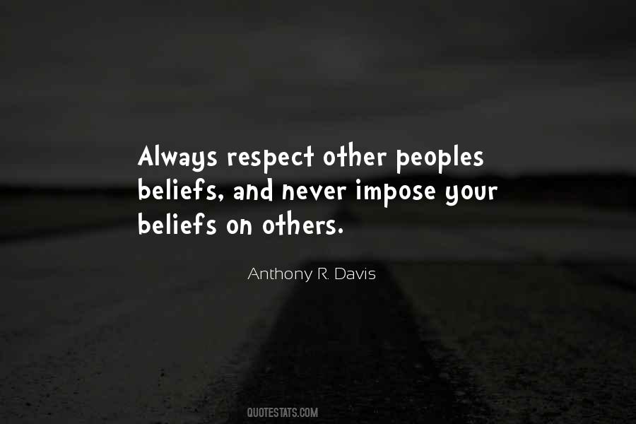 Respect Others Beliefs Quotes #781722