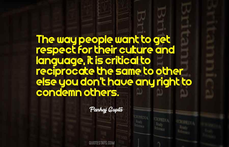 Respect Others Culture Quotes #1139896