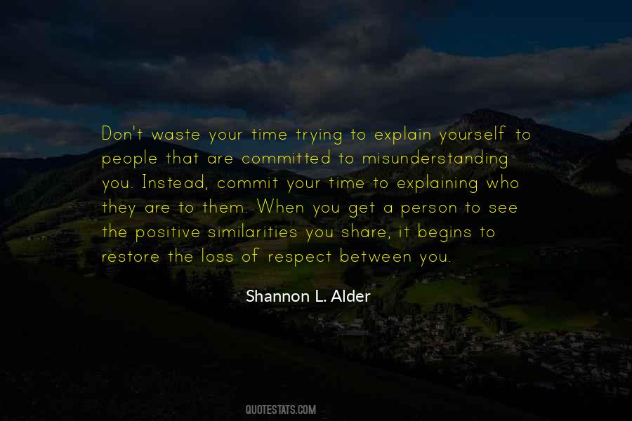 Respect Others Time Quotes #1392773