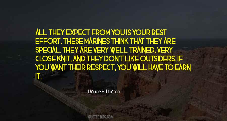 Respect Our Military Quotes #571983